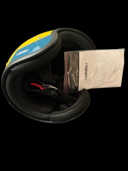 DMD Retro Candy Chupa Chups kask motocyklowy L 58 NOWY + pokrowiec
