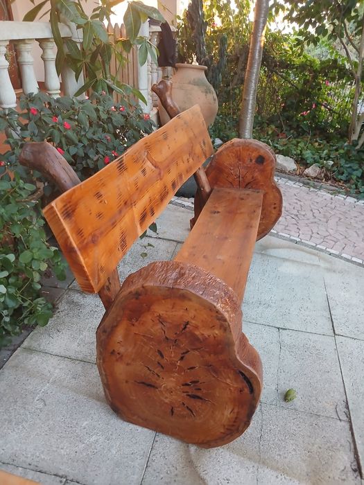 Bancos Jardim de Madeira ( artesanais )