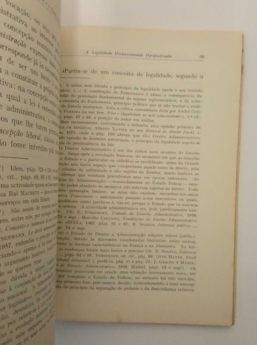 O Estado de Direito e o Princípio da Legalidade da Administração