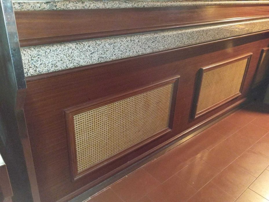 Material Bar Balcão + Vitrine + Sancas + Botelheira + Frigorífico