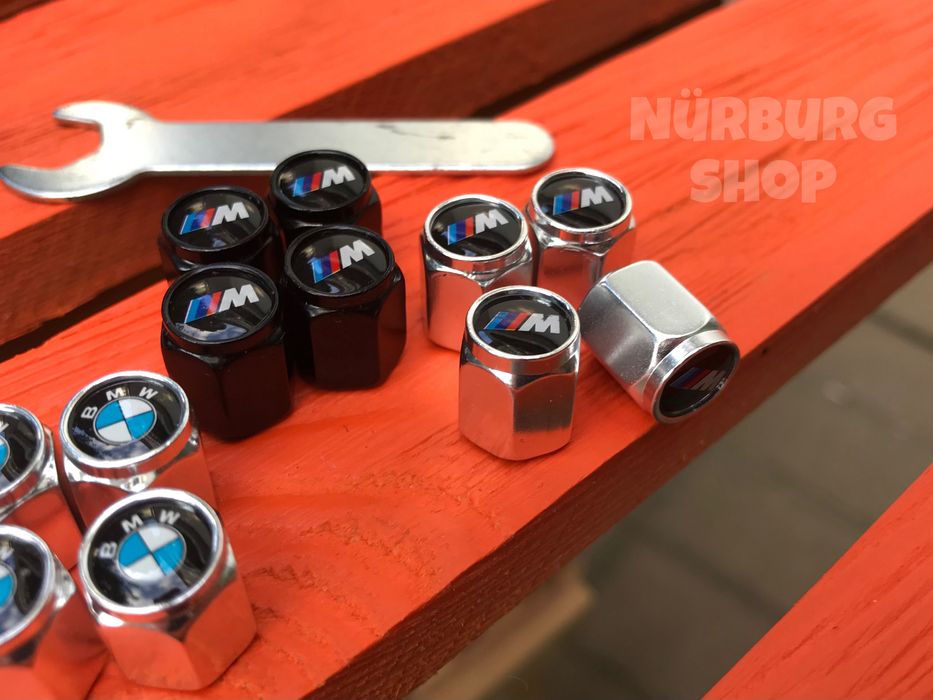 Колпачки на ниппель шестигранник с ключом BMW М логотип