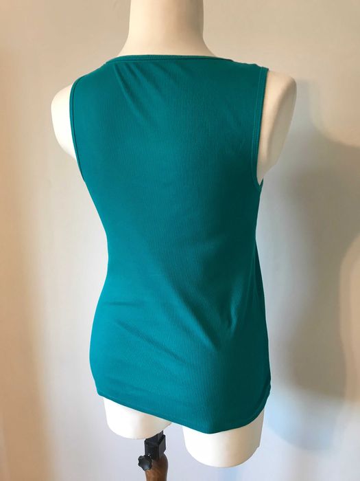 Bluzka na ramiączkach w morskim kolorze r. 48 tank top plus size