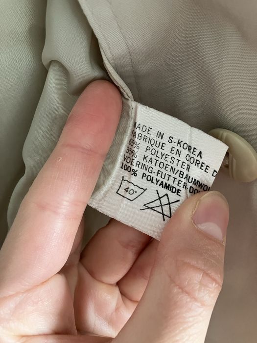 płaszcz trencz długi beżowy vintage Berghaus City