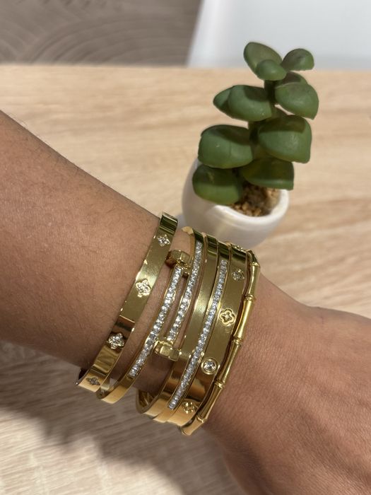 Braceletes Lux Day  Joias em Aço Inoxidável que não escurecem