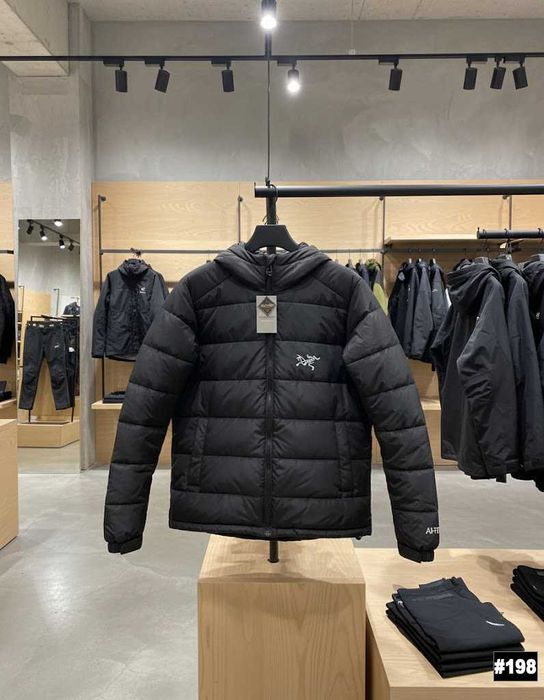 РАСПРОДАЖА | Зимова куртка ARCTERYX | Черный Пуховик Артерикс