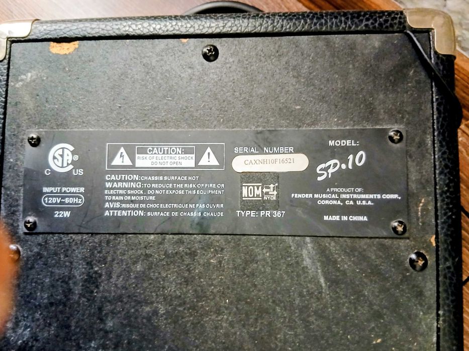 SP 10 wzmaczniacz gitarowy 22w