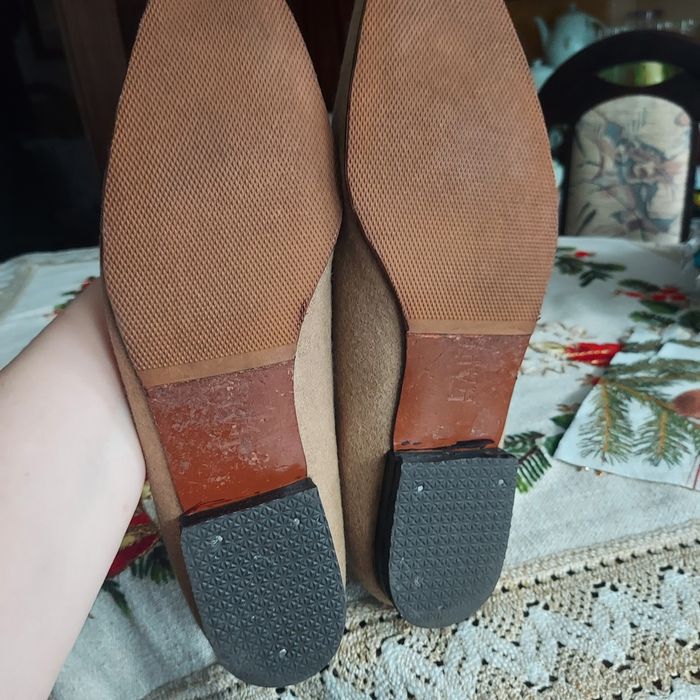 Buty baleriny z materiału