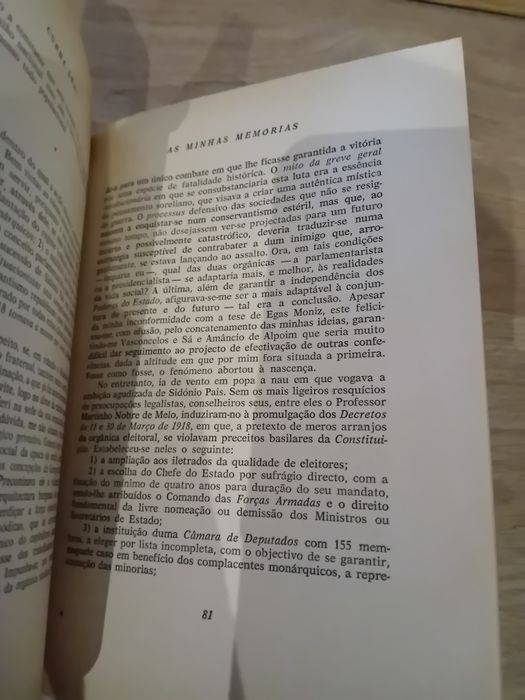 As Minhas Memórias, coisas de tempos idos Cunha Leal