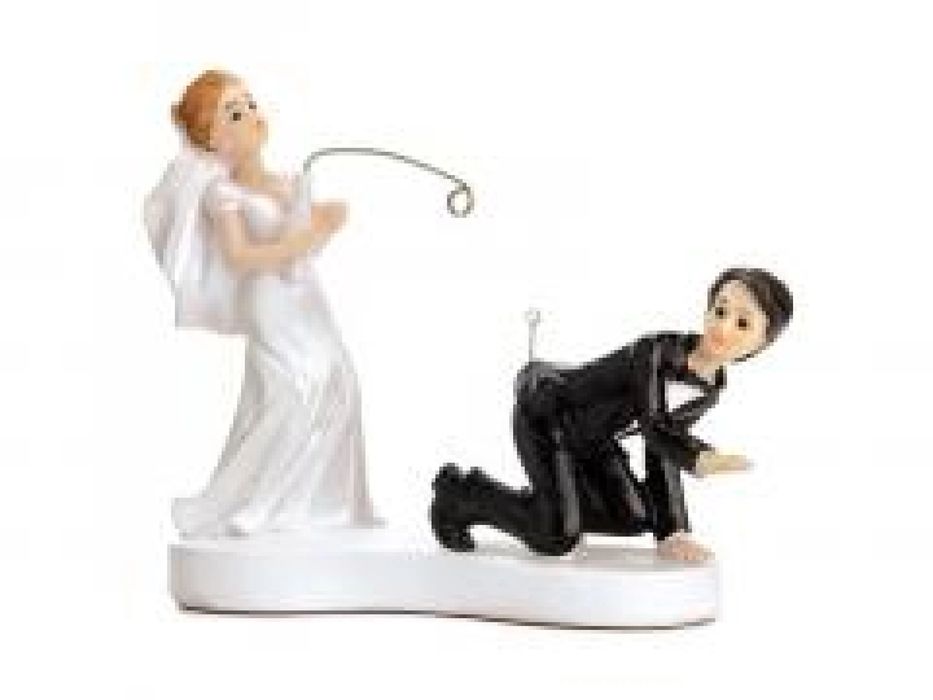 Figurka Para Młoda z wędką 13cm PartyDeco