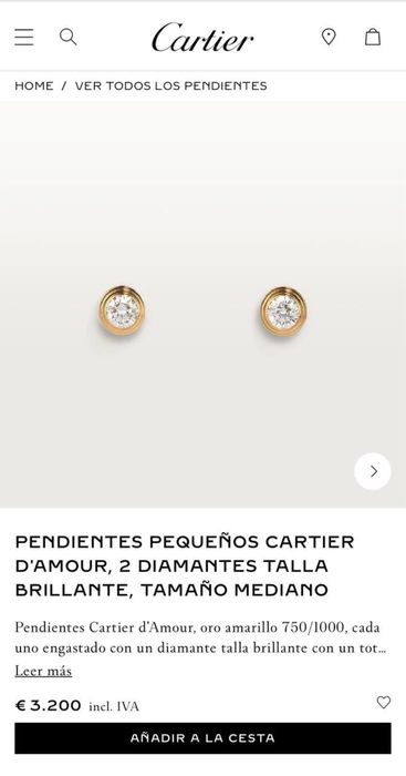 Серьги cartier сережки