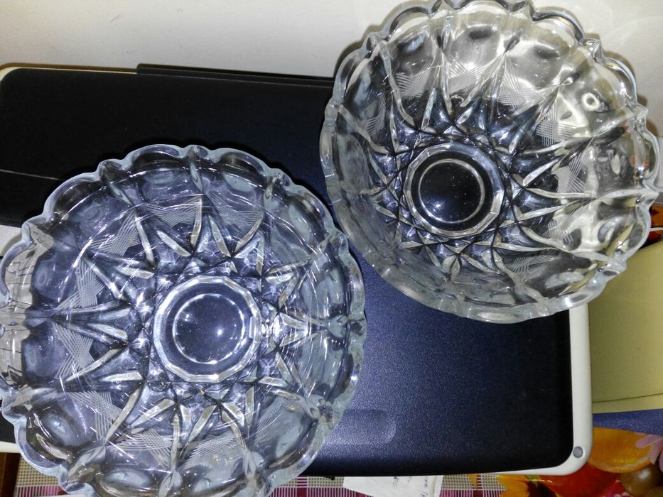 Хрустальная вазочка, салатница времен СССР