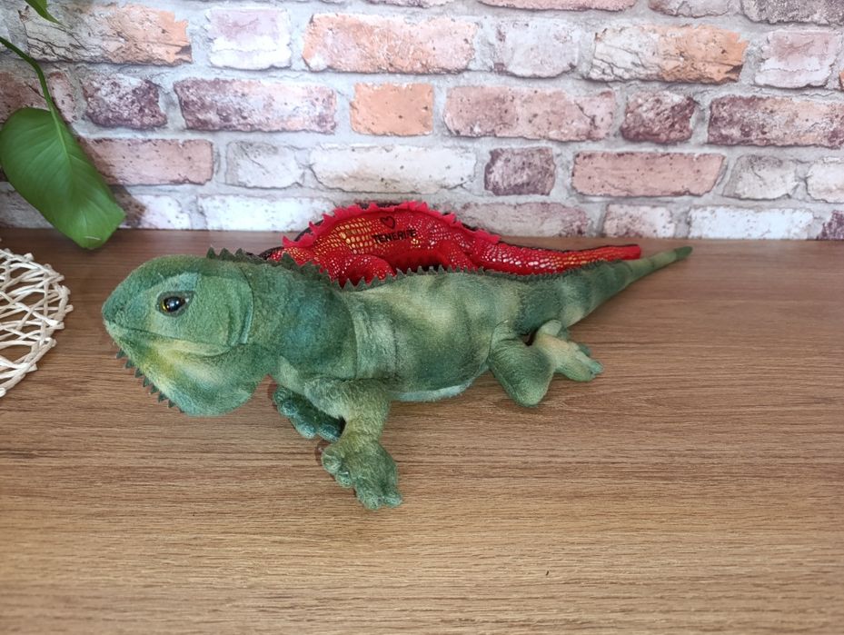 Maskotka agama brodata 55 cm, jaszczurka  jak  prawdziwa