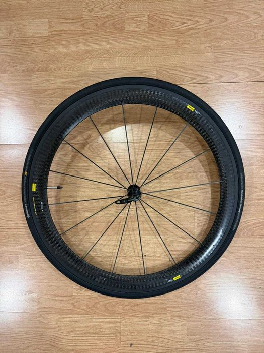 Roda de Carbono Mavic Cosmic Carbone SLE Exalith + Pneu Continental GP 4Season