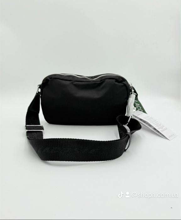 Сумка черная текстиль Унисекс | Женская и мужская модель