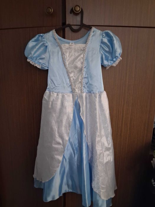 Strój aniol śnieżynka skrzydła aureola