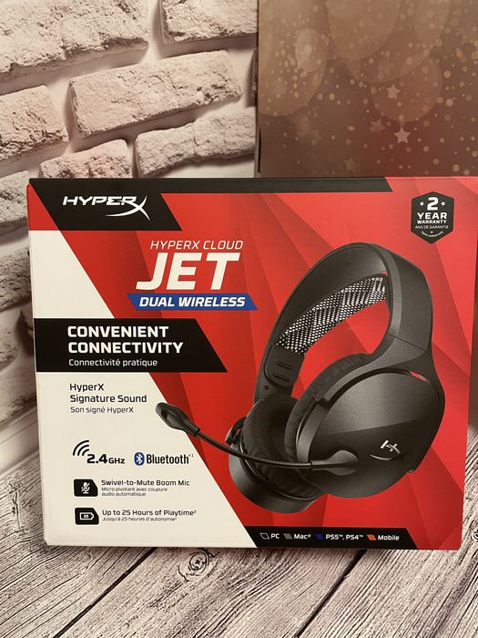 Słuchawki HYPERX Cloud Jet Wireless nowe