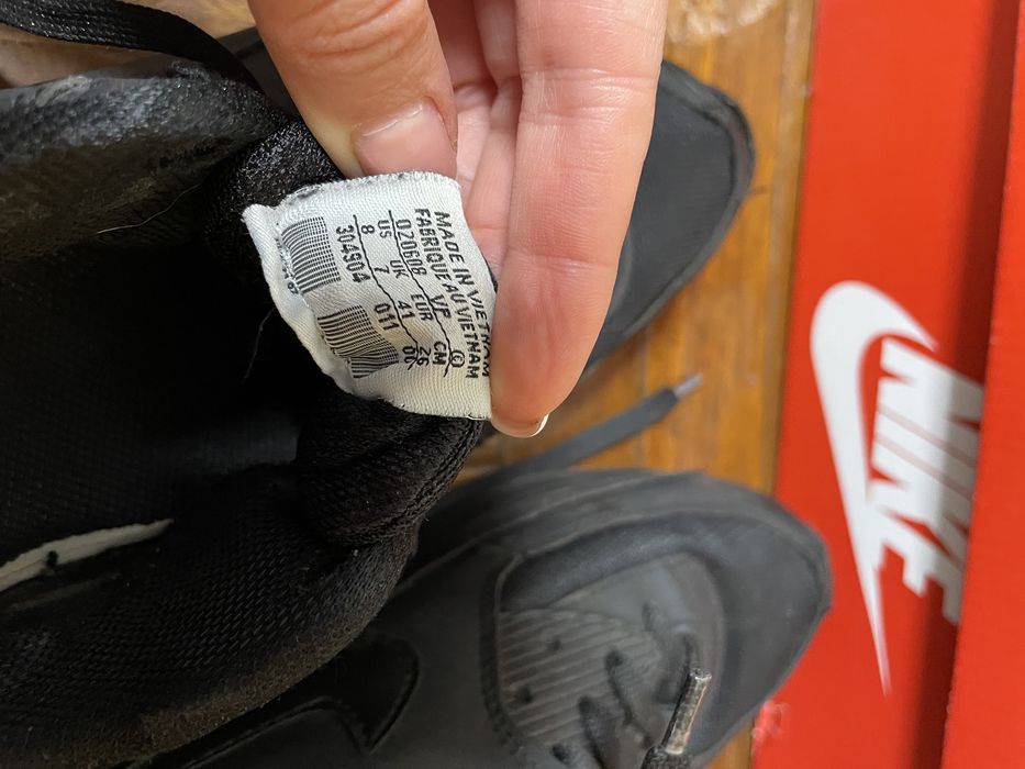 Черные nike air max