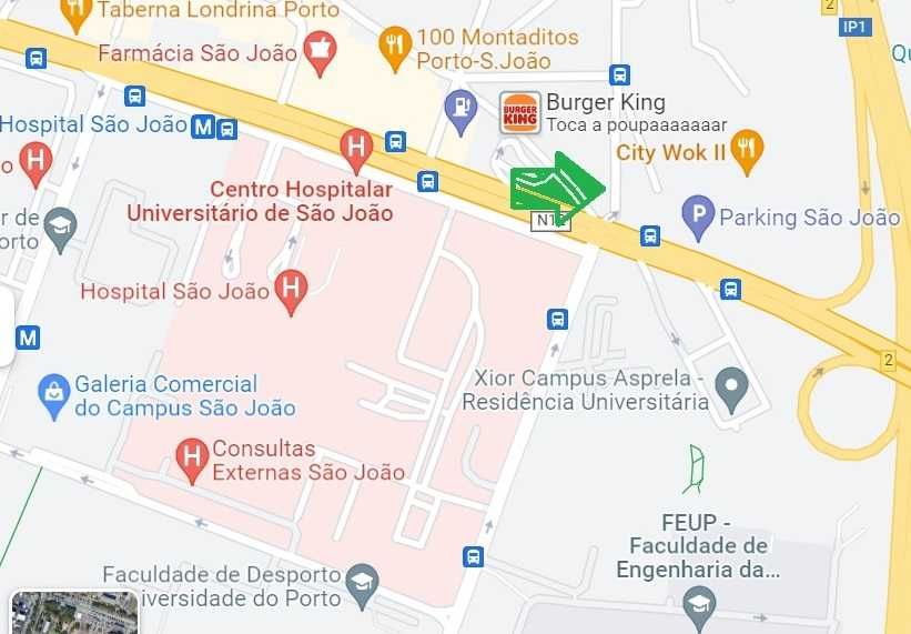 Quarto arrendar Hospital São João