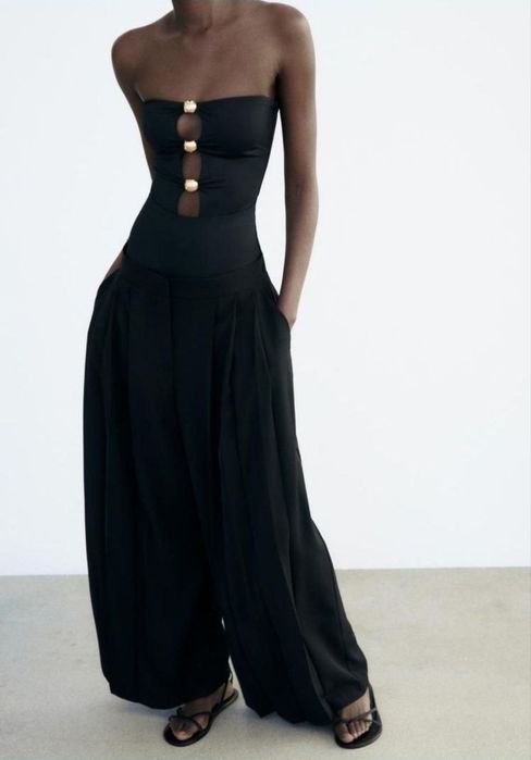 Брюки Zara широкі палаццо