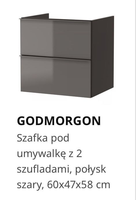 Szafka pod umywalkę