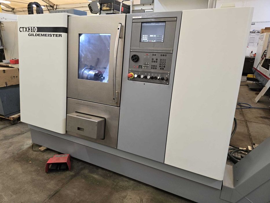 Tokarka CNC DMG Gildemeister CTX310 V3 _ Oś C _ Napędzane Narzędzia