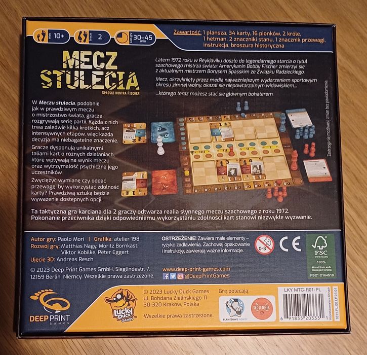 Gra planszowa Mecz stulecia