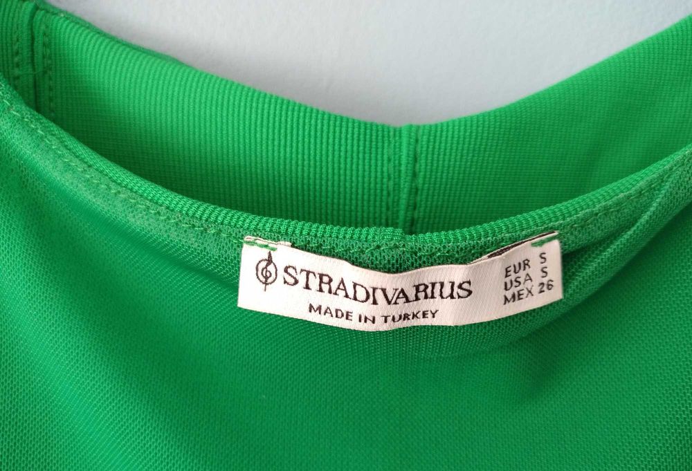 Crop Top Stradivarius  - Zielony - Rozmiar S