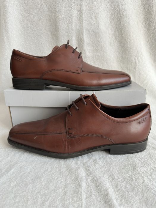 Eleganckie półbuty wizytowe skórzane Ecco Edinburgh
