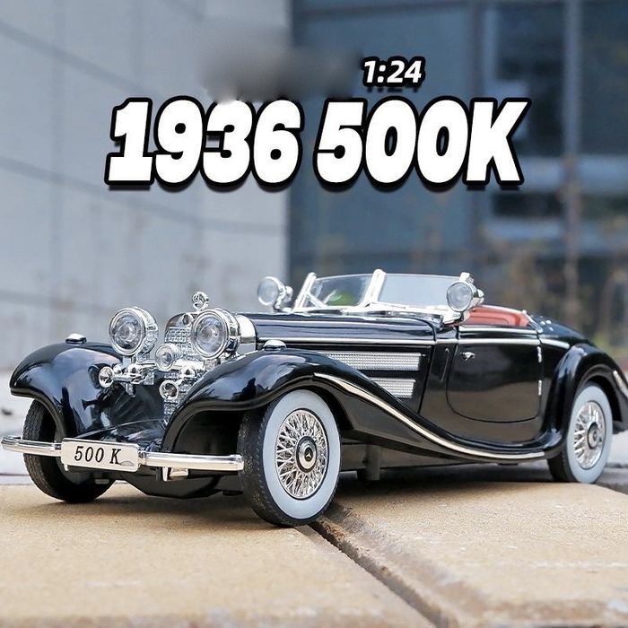 Модель автомобіля Mercedes-Benz 500K  Roadster 1936р.  звук світло