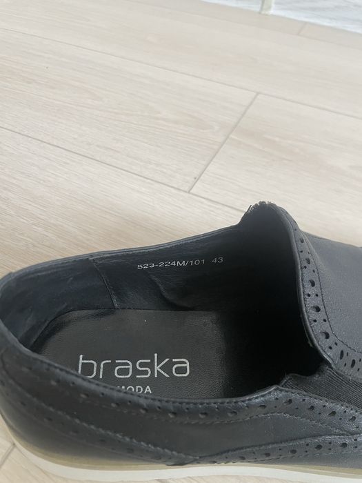 Туфлі лофери braska, мокасини броги