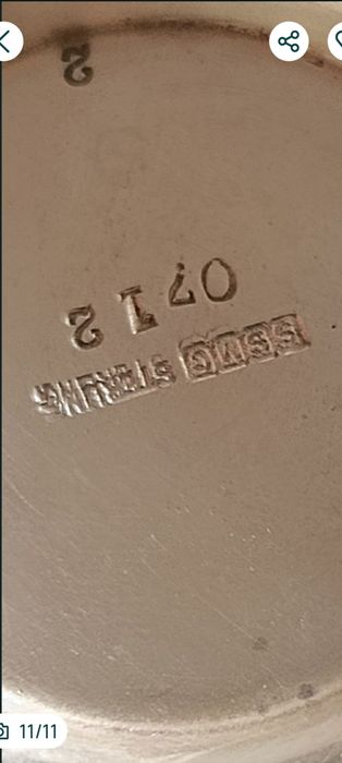 Cukiernica 1920 r. SREBRO Art Deco 275 gr. Ag 925