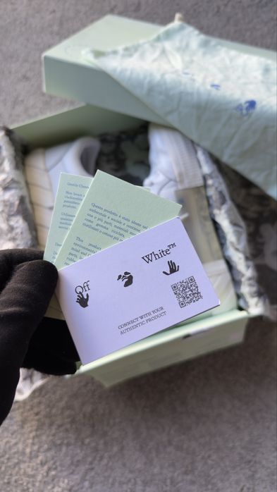 Off-White Low Vulcanized White Leather tamanho 40