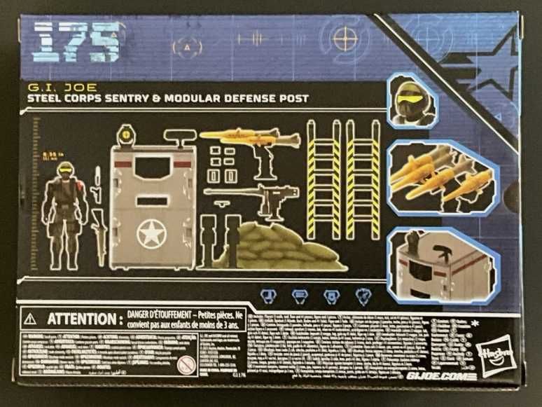 Gijoe Classified Steelcorps sentry with modular defense (Novo Selado)