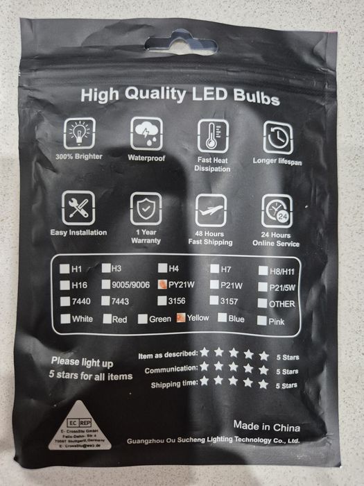 Luzes LED automóvel NOVAS