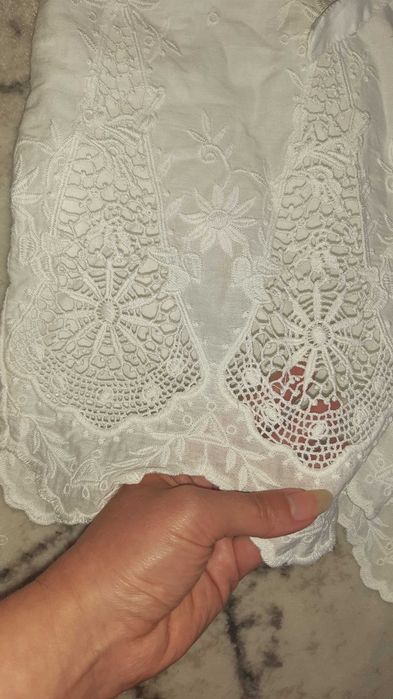 Spodenki haft białe Italy