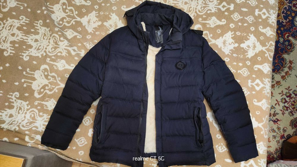 Куртка синя на синтепоні