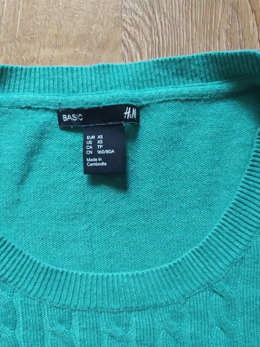 Свитер, кофта мятная H&M