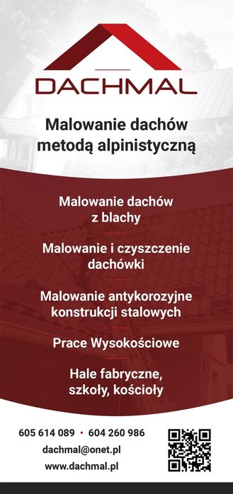Malowanie dachów elewacji  Katowice