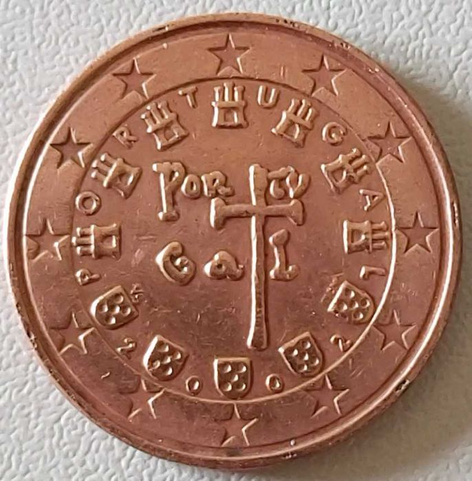 5 Cêntimos de 2002 de Portugal