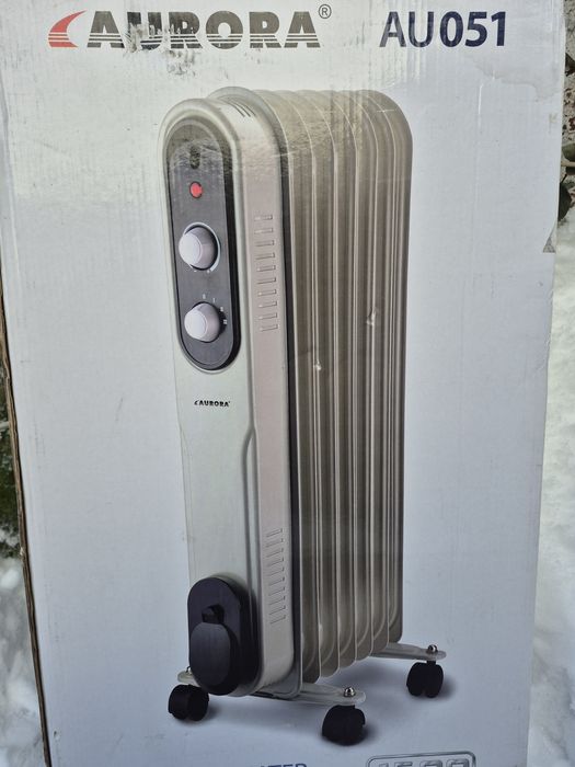 НОВЫЙ Масляный радиатор AURORA AU051 на 7 секций