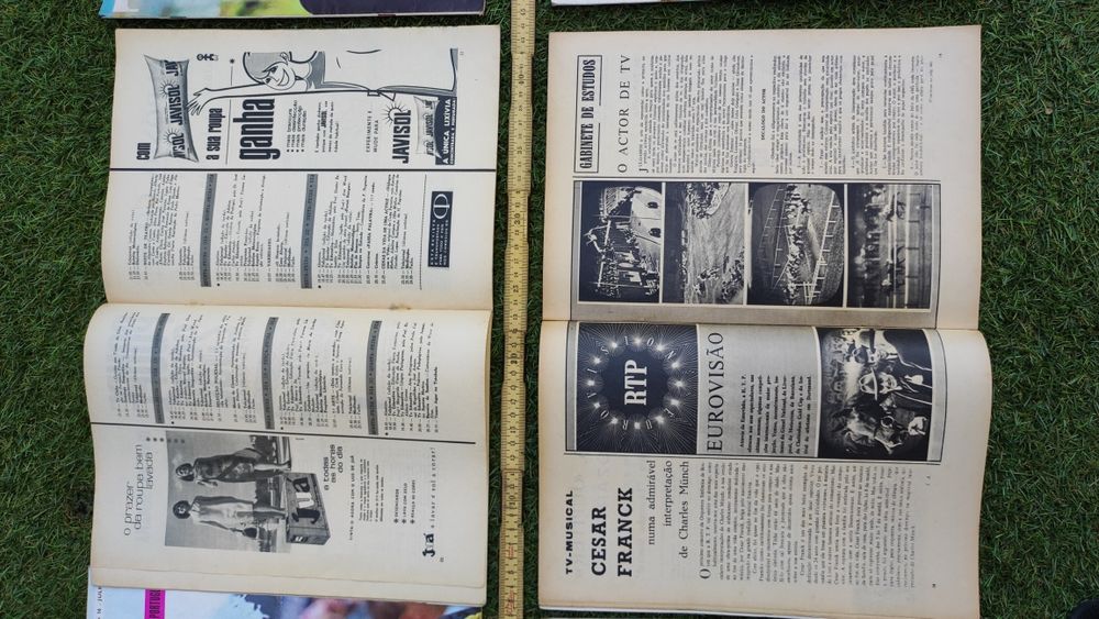 Revistas TV - Semanário da Radiotelevisão Portuguesa Antigas
