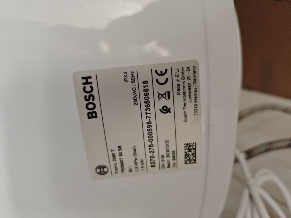 Termoacomulador Bosh 50L