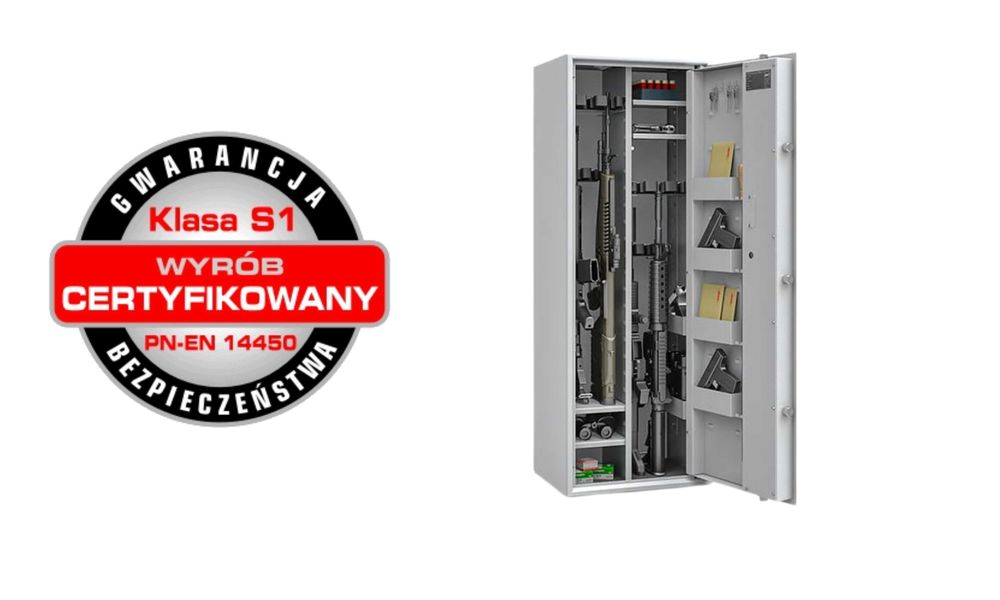 szafa na broń sejf S1 Siegen MAX kombi 500080.50 zamek elektroniczny