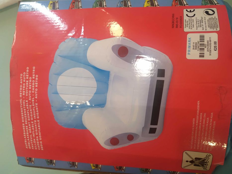 Cadeirão insuflável