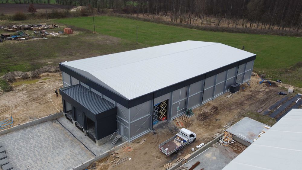 Hala chłodnicza 23x45x6  do przeładunków z dokami spedycyjnymi