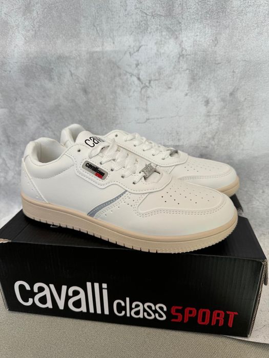 Nowe sneakersy CAVALLI CLASS SPORT białe unisex 41