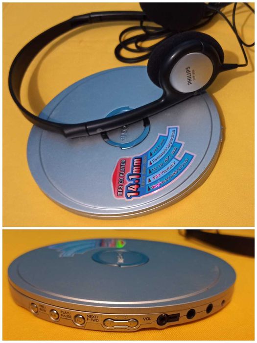 Плеер CD/MP3 SORELL SMP-200 Ultra slim ,с наушниками