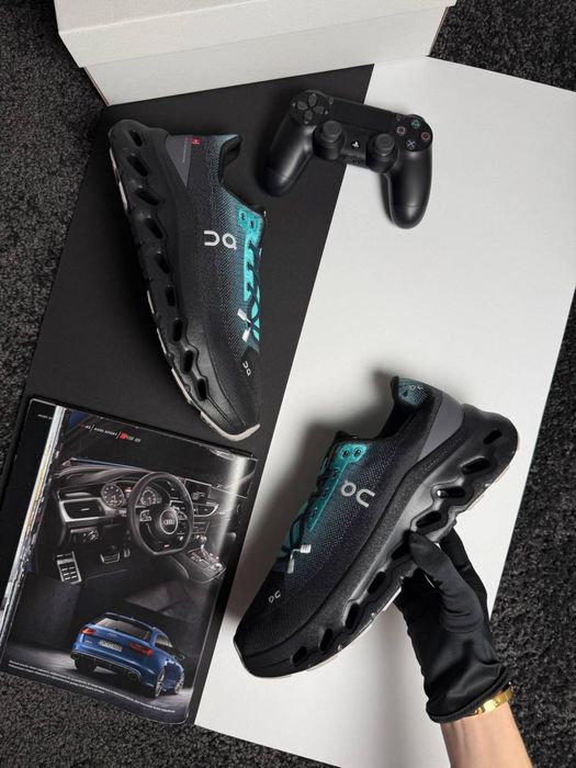 Чоловічі кросівки On Running Cloudtilt Black Turquoise [40-45]