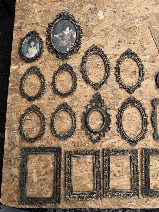 Винтажная рама латунь для зеркала