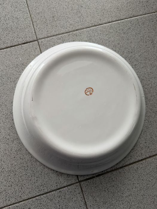 Prato antigo em faiança S. Roque Aveiro – 28 cm